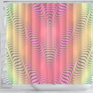 Vapor Wave | Shower Curtain | Trent Kuhn