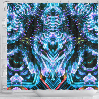 Ice Sentinels B | Shower Curtain | Makroverset