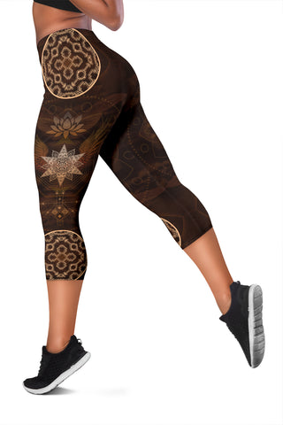 Shipibo | Womens Capris by Cosmic Shiva
