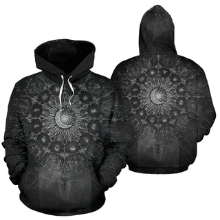 Zodiac Calendar Mandala - Darkness | Hoodie | Mandalazed