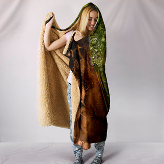 RÃ | Hooded Blanket by Cosmic Shiva