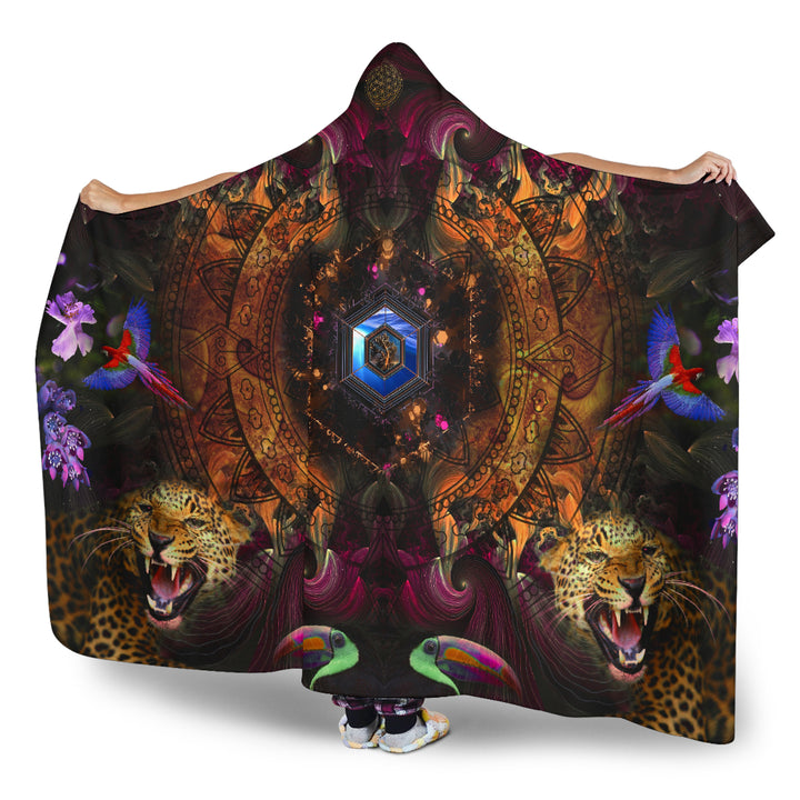 LucidDreams | Hooded Blanket by Cosmic Shiva