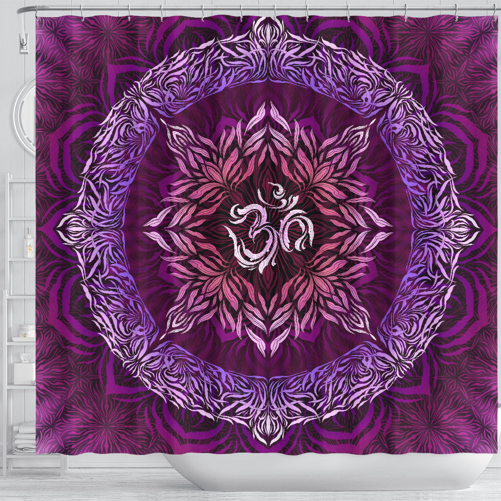 The Mighty Om Shower Curtain | Yantrart