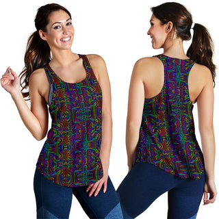 Prismatic Overlay | Women's Racerback Tank | Hakan Hisim