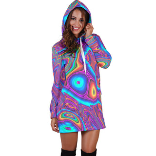 Psy Love | Womens Hoodie Dress | Hubert Solczynski