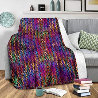 Rainbow Healing | Micro Fleece Blanket  | Hakan Hisim