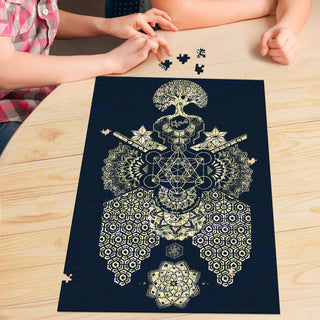 Geometric Gold | Puzzle | Mil Et Une