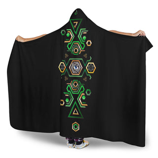 5thEye || Hooded Blanket by Cosmic Shiva