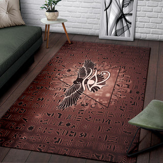 Eye of Horus Hieroglyphs | Rug | Mandalazed