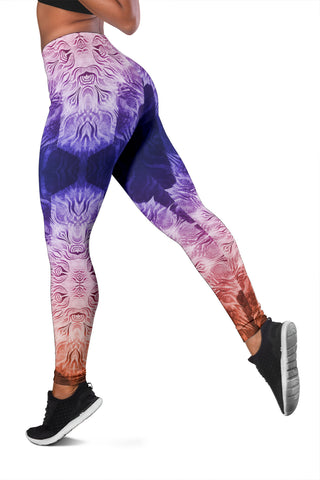 Fractalized Rainbow Mandala | Leggings | Mandalazed