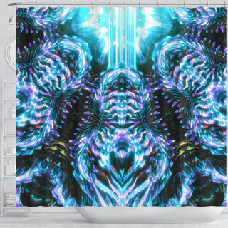 Ice Sentinels A | Shower Curtain | Makroverset