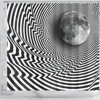 Moon Mania "A" | Shower Curtain | Makroverset