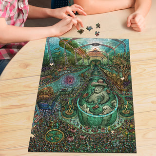 King Manatee | Wooden Jigsaw Puzzle | James Fletcher