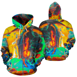Late Night Talking Zipper Hoodie | Geoglyser