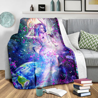 Encounter With The Sublime | Premium Microfleece Blanket | Cameron Gray