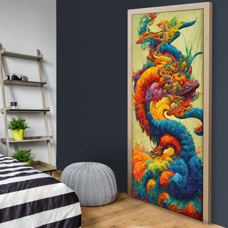 New Years Dragon Bouquet Door Sock | Michael Garfield