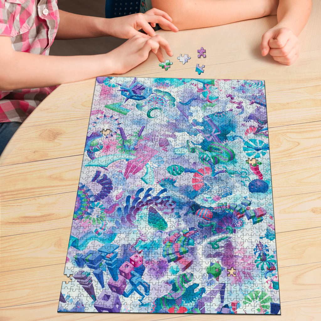 Garden of the Pinecone | Premium Wood Jigsaw Puzzle | Dylan Thomas Brooks