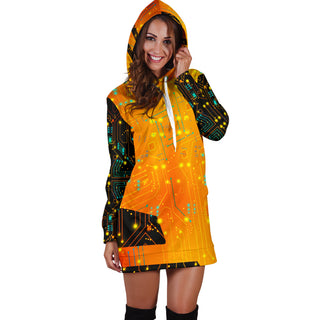 Psy Circuit 4 | Women's Hoodie Dress | Magusz