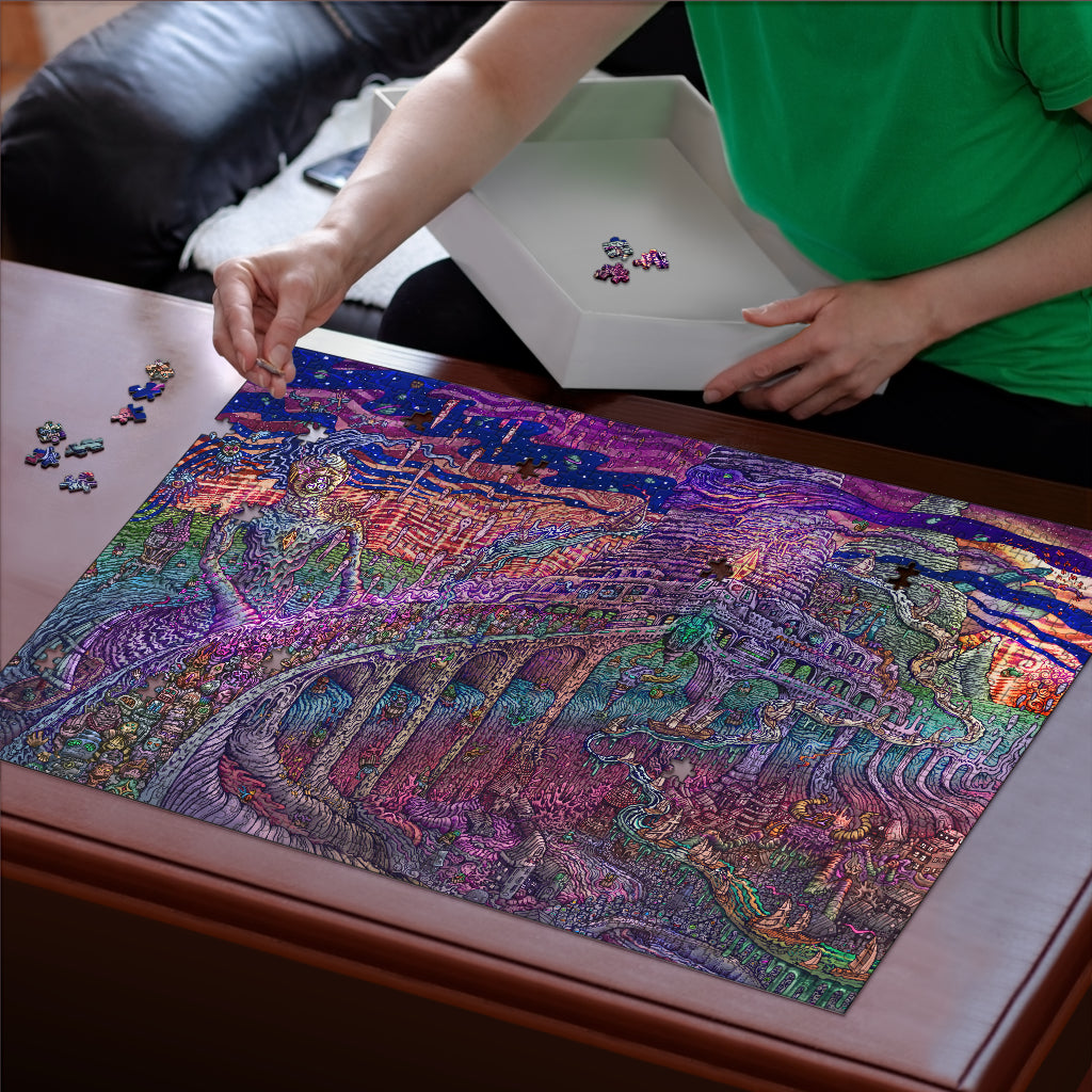The Dream That Melted | Wooden Jigsaw Puzzle | James Fletcher