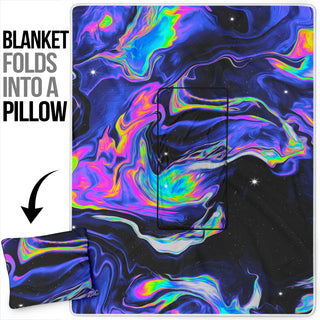 Departure Lounge Pillow Blanket | MalaVida