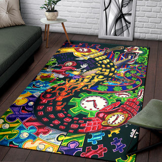 HANDS OF THE CLOCK | RUG | SALVIADROID