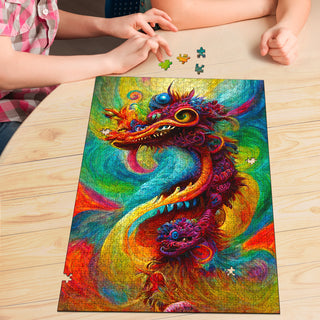 New Years Dragon Puzzle | Michael Garfield