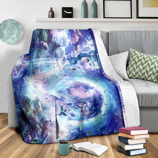 Dancing Dreams | Premium Microfleece Blanket | Cameron Gray