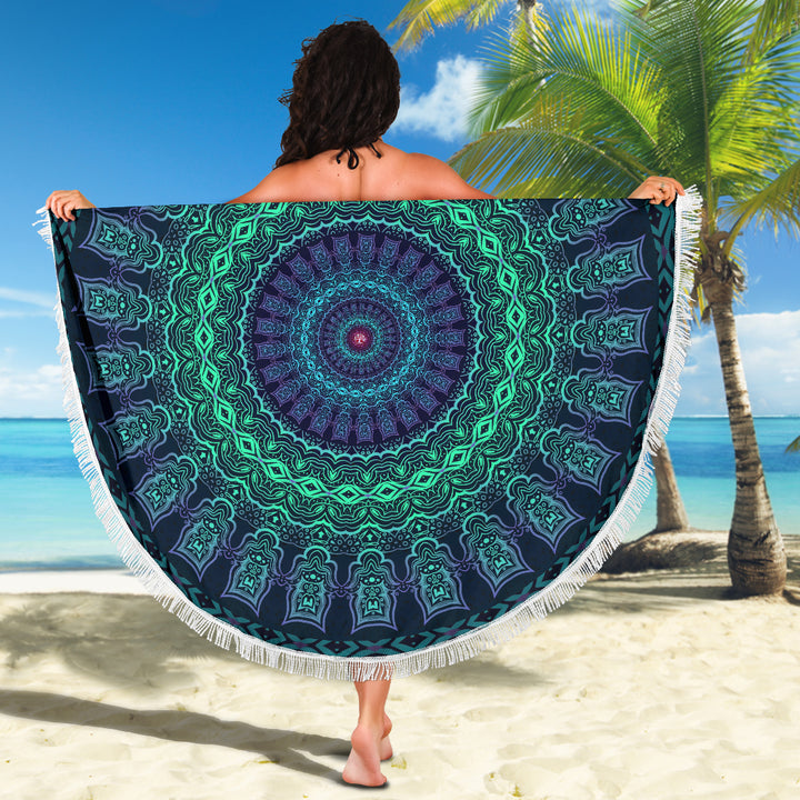 Mandala 2 | Beach Blanket | Cameron Gray