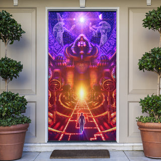 Walking to the Source Door Sock | Salvia Droid