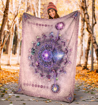 Sahasrara CROWN CHAKRA | MICROFLEECE BLANKET | HAKAN HISIM