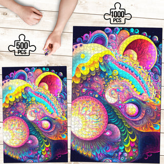 COLOR SPLASH 500/1000 PIECE PUZZLE | ACIDMATH GUY