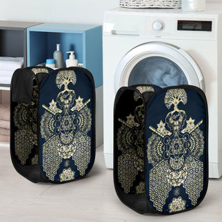 Geometric Gold | Laundry Basket | Mil Et Une