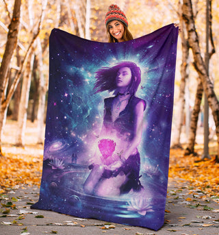 Dream Away | Premium Microfleece Blanket | Cameron Gray