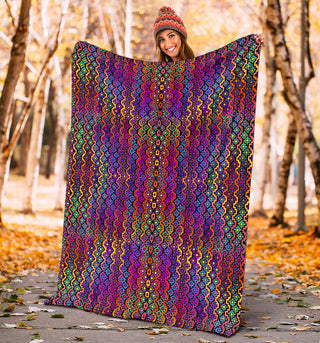 Rainbow Healing | Micro Fleece Blanket  | Hakan Hisim