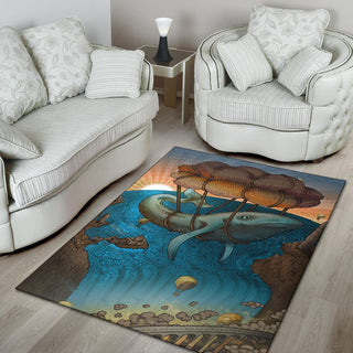Flight of the Whale Rug | James Fletcher