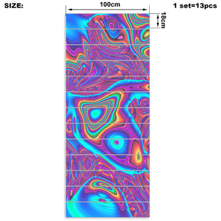 Psychedelic Love | Stair Stickers | Hubert Solczynski
