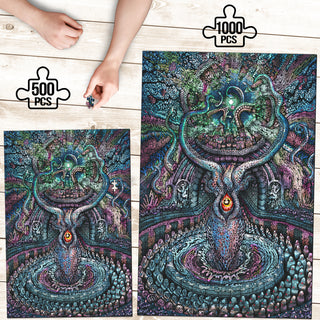 Leviathan - Dusk | Wooden Jigsaw Puzzle | James Fletcher