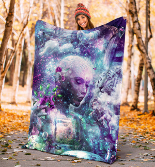 Cosmic Consciousness | Premium Microfleece Blanket | Cameron Gray