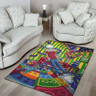 ACCORDIAN BOY RUG | SALVIA DROID