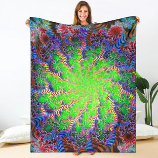 Electric Hum | Microfleece Blanket | Makroverset