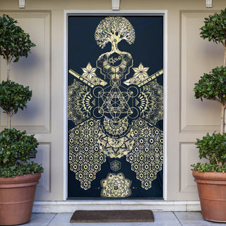 GEOMETRIC GOLD DOOR SOCK | MIL ET UNE