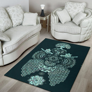 GEOMETRIC turquoise RUG | MIL ET UNE