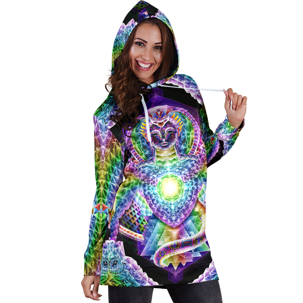GIFTS FROM NATURE WOMENS HOODIE DRESS | SALVIA DROID
