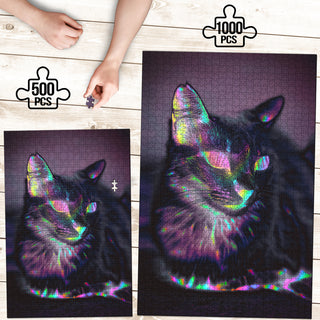 Psy Kitty | Puzzle | Hubert Solczynski