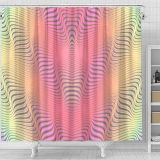 Vapor Wave | Shower Curtain | Trent Kuhn