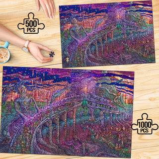 The Dream That Melted | Wooden Jigsaw Puzzle | James Fletcher