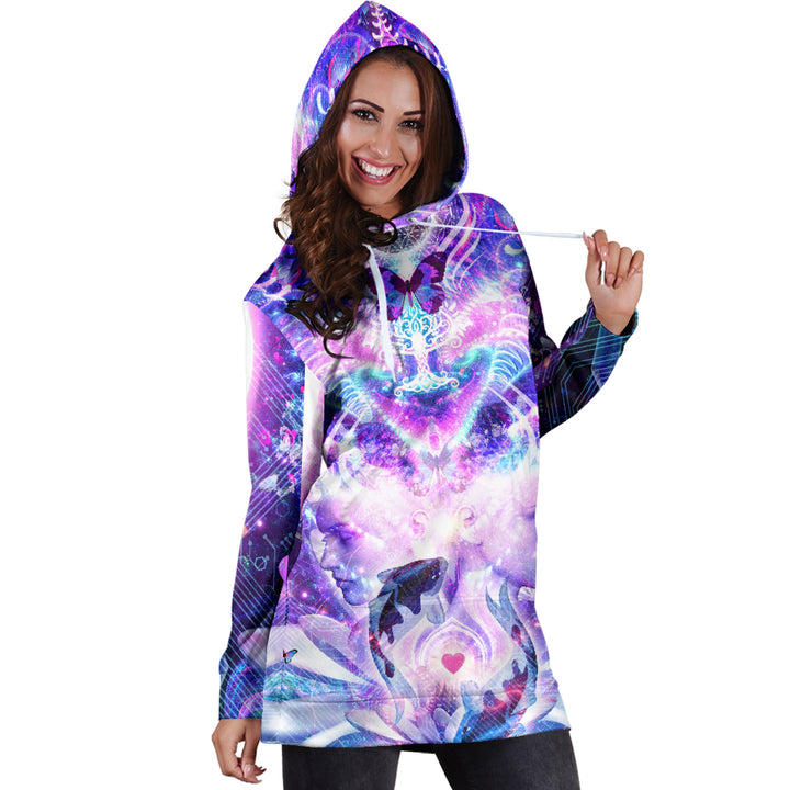 Quest For Mindfulness - Womens Hoodie Dress | Cameron Gray