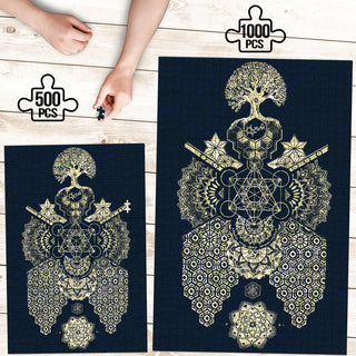 Geometric Gold | Puzzle | Mil Et Une