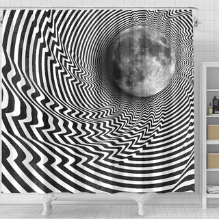 Moon Mania "A" | Shower Curtain | Makroverset