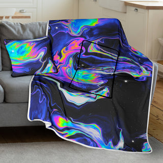 Departure Lounge Pillow Blanket | MalaVida